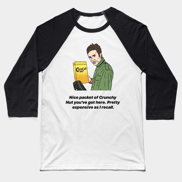 SUPER HANS | CRUNCHY NUT Baseball T-Shirt by tommytyrer